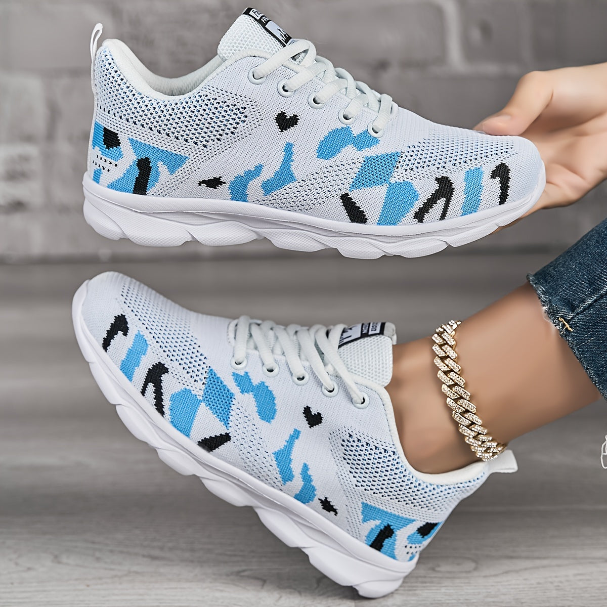 Sneakers for Women Orthopedic Sneakers Stylish Walking Running Shoes, Lightweight Casual Tennis Sneakers Air Running Shoes, Non Slip Breathable Tennis Shoes, Mesh Air Cushion Sneakers for Men Gym Sports, Walking Shoes Women W